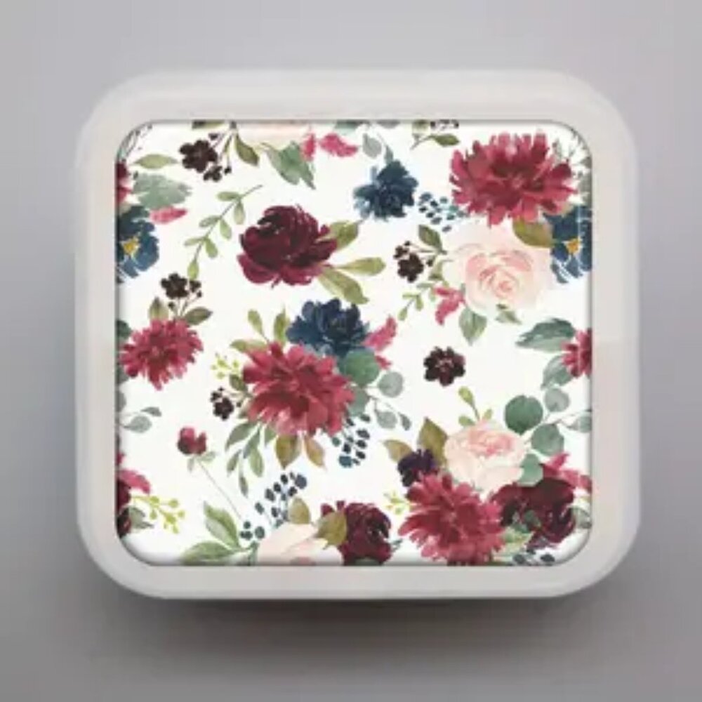 1pc. Boho Bloom Elegant Pill Box -  NEW